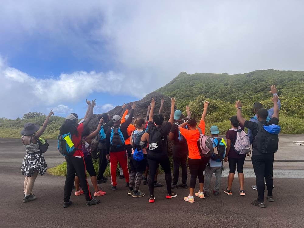 Groupe de randonneurs en sortie